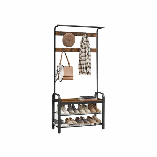 Tvirtas medžio drožlių plokštės stovas 84x33,7x183 cm