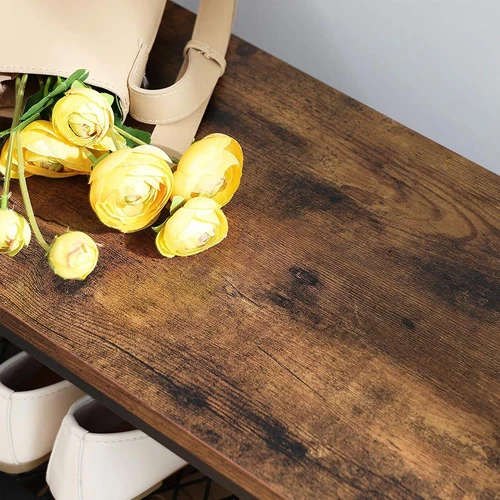 Kaimiško stiliaus prieškambario spinta su 5 kabliukais