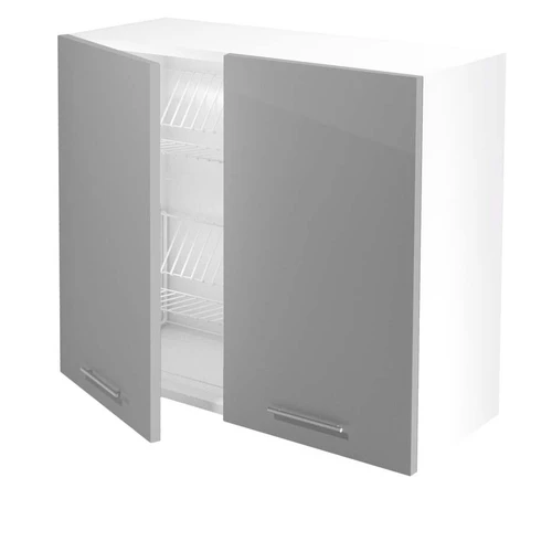 Kompaktiška spinta su antracito detalėmis