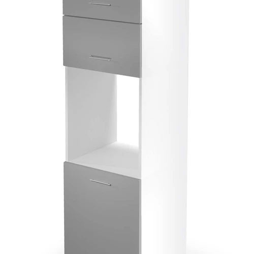 Stilinga spintelė orkaitei – craft ąžuolo ir antracito spalvos