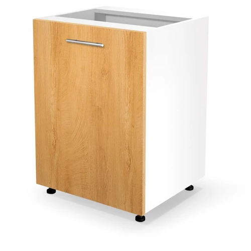 Patikimi baldai 60x82x52 cm – craft ąžuolo ir antracito atspalviai