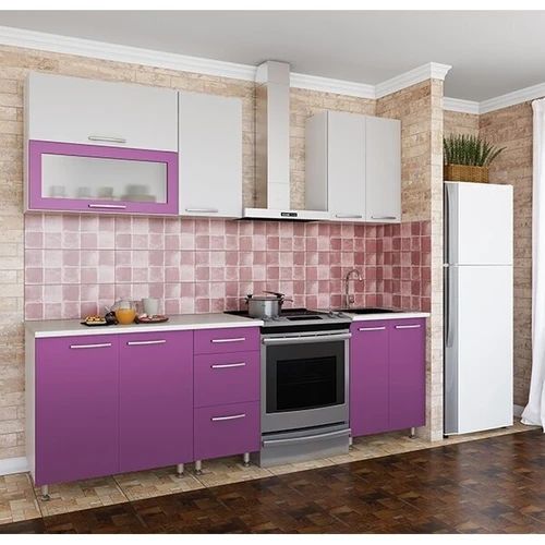 Moderni virtuvės spinta su MDF fasada ir atskiru stalviršiu