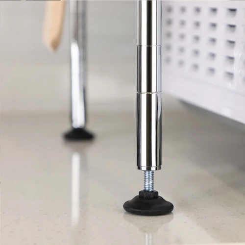 Chromuota geležinė lentyna su PP plastiku