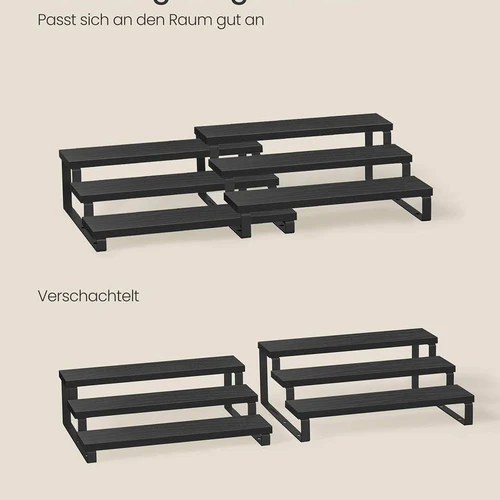 Erdvi ebony black lentyna