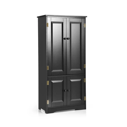 Virtuvės spintelė 59x32x123cm., juodos spalvos