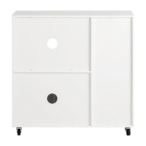 Virtuvės spintelė 88,5x40x89cm., baltos/juodos spalvos - Virtuvės spintelės