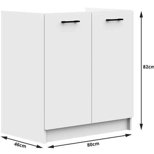 Elegantiška ir praktiška 80 cm kriauklės spintelė