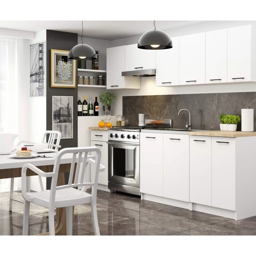 Balti virtuvės baldai Oliwia moderniam interjeriui