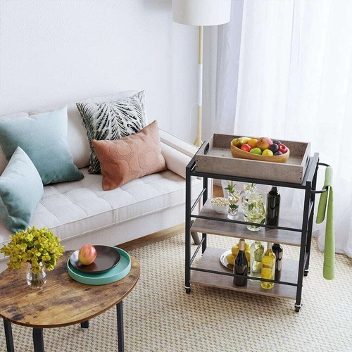 Kompaktinis serviravimo vežimėlis 65x40x86 cm