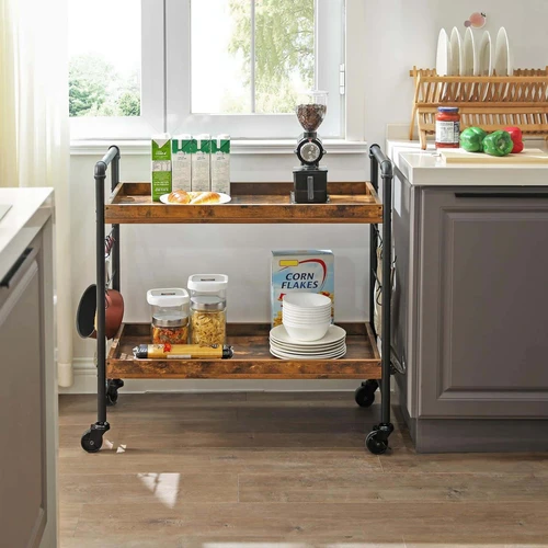 Kompaktiškas serviravimo vežimėlis 86x40x85 cm