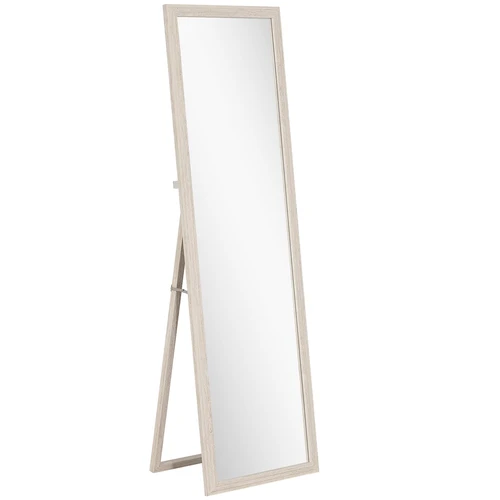 Viso ūgio veidrodis, pastatomas arba tvirtinamas prie sienos, Smėlio, 50 × 160 cm