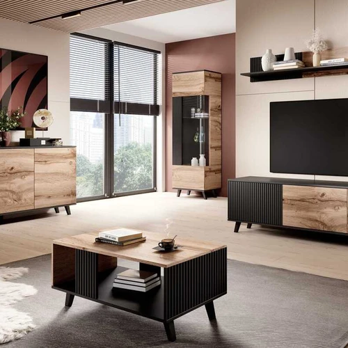 Aukštos kokybės vitrinos iš laminuotos medžio drožlių plokštės – idealios jūsų interjerui