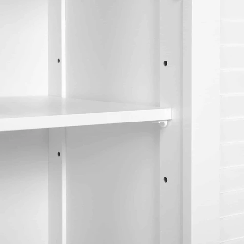 Praktiška vonios spintelė su sifono angomis