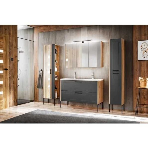 Vonios komplektas CRES 1 ąžuolas artisan / grafitas