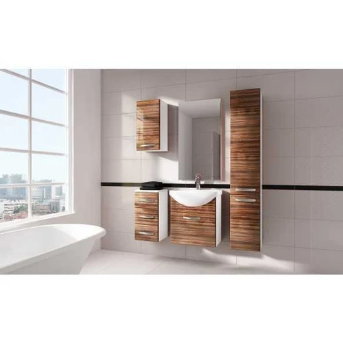 Komplektas iš 5 spintelių, plautuvės ir stalčių