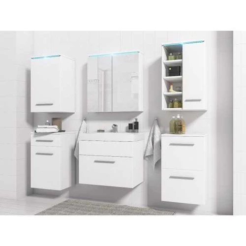 Praktiškos spintelės su veidrodžiu ir stalčiais