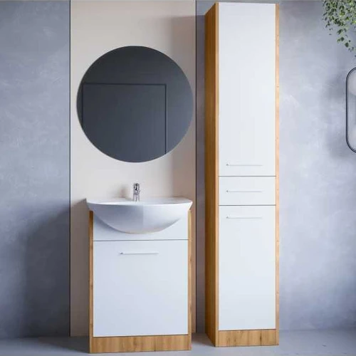 Vonios komplektas NEPPA LONG ąžuolas artisan / baltas