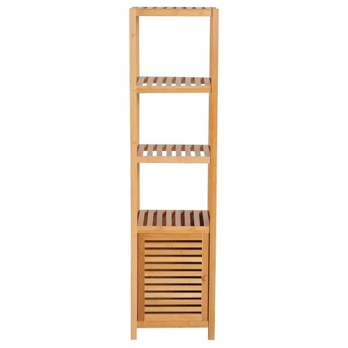 Vonios spintelė Homcom 36x33x140cm., šviesiai rudos spalvos