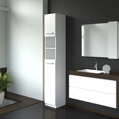 Vonios spintelė su keičiama durelių atsidarymo puse