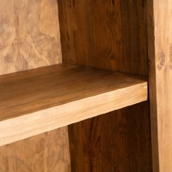 Vonios spintelė, masyvi perdirbta pušies mediena, 48x32x170 cm - Vonios baldų komplektai