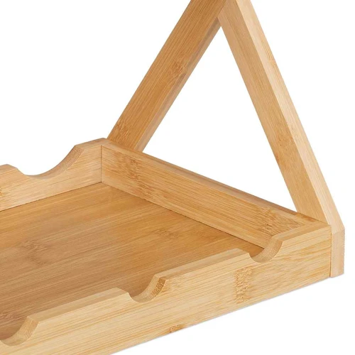 Vyno butelių lentynėlė Relaxdays 10051036.0, 8 buteliams, 45 × 35 × 23 cm - Dekoracijos
