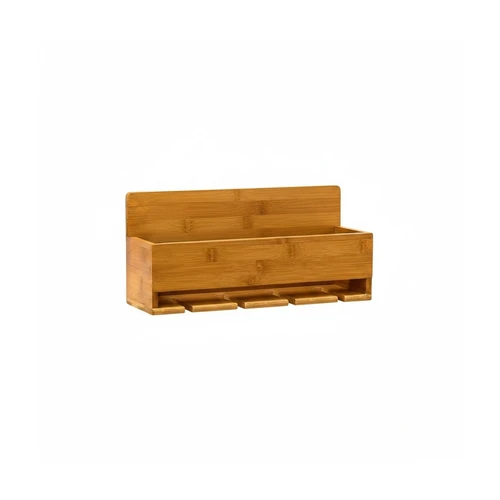 Vyno lentyna Relaxdays, 4 buteliams, 4 taurių laikikliai, 37 × 17 × 11,5 cm - Lentynos