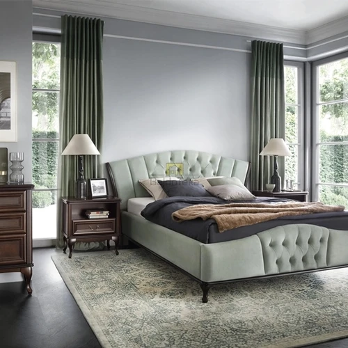 Didelė 213,7 cm lova su keičiama aukščio galvūne