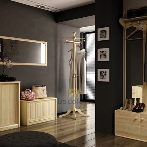 Natūrali buko medžio miegamojo komplektacija – 186 cm