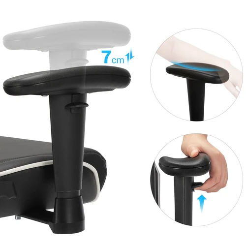 Stilinga juodos kamufliažinės spalvos žaidėjų kėdė