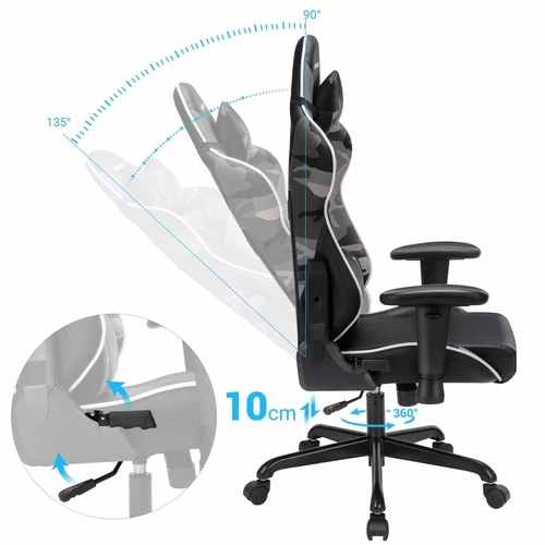 Komfortiška kėdė ilgalaikiam žaidimui