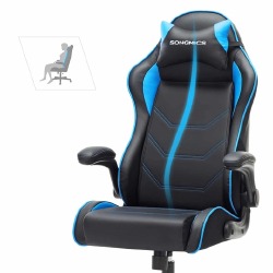 Žaidimų kėdė juoda-mėlyna - Kėdės