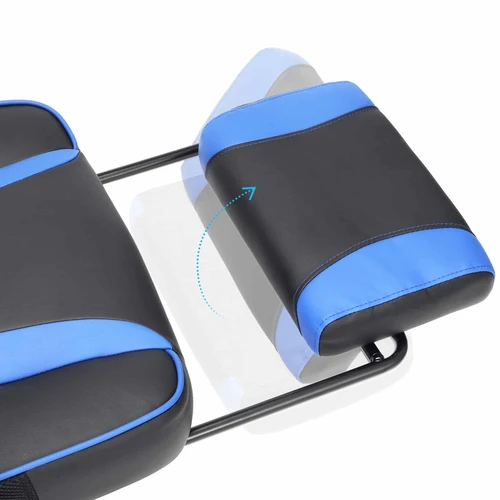 Žaidimų kėdė su plieniniu pagrindu ir didelio tankio putplastu