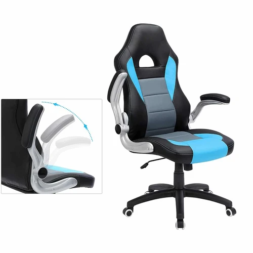 Aukštos kokybės žaidimų kėdė su patikimu atraminiu cilindru