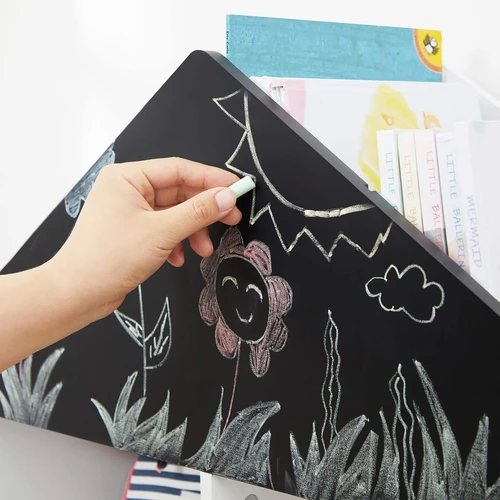 Vaikų žaislų saugojimo sprendimas su 90 cm aukščio lentyna