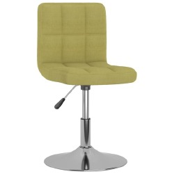 Žalios spalvos, pasukama valgomojo kėdė