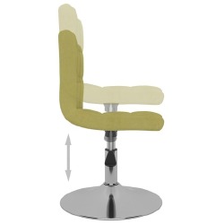 Žalios spalvos, pasukama valgomojo kėdė - Kėdės