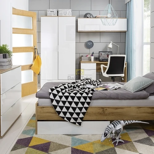 Kompaktiška lova 204,5×95 cm su šiuolaikiniu dizainu