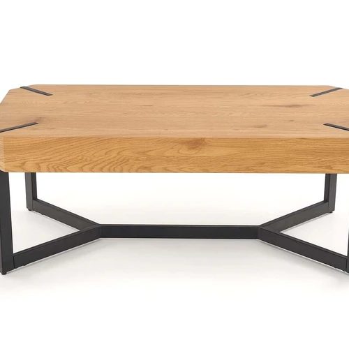 Moderni spintelė auksinio ąžuolo ir juodos spalvos