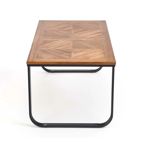 Stilingi stalai su juodu riešutu ir plieno apdaila