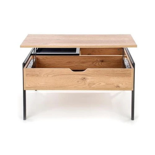 Modernus stalas iš laminuoto MDF ir milteliniu būdu dažyto plieno