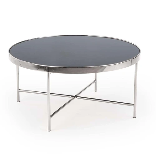 Stiklo stalas su chromuotomis kojomis – stilingas interjero akcentas