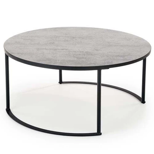 Kompaktiški stalai 80x36 cm pilka/juoda spalva