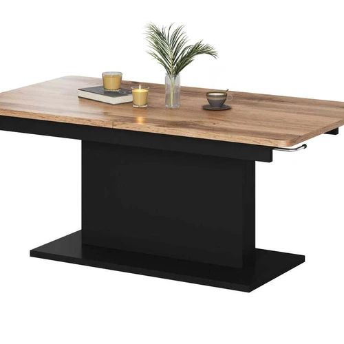 Pakeliamas kavos staliukas, baltas, matinis