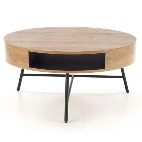 Stilinga spinta auksinio ąžuolo ir juodos spalvos