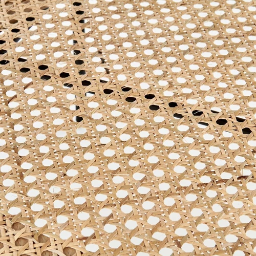 Modernus juodas stalviršis su rotangais – 45 cm