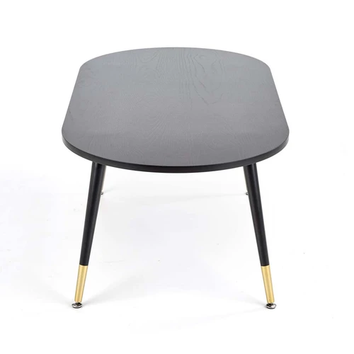 Kokybiška lakuoto MDF ir plieno spinta juodos ir auksinės spalvos