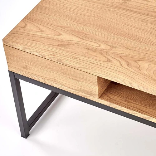 Kompaktiška spinta auksinio ąžuolo ir juodos spalvos