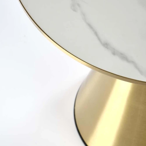 Elegantiška kriauklė su marmuro ir aukso deriniu