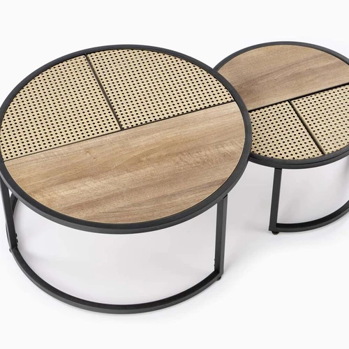 Modernūs kavos staliukai iš MDF ir plieno