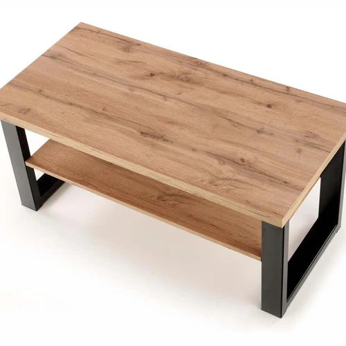 Aukštos kokybės stalas su ABS kraštais ir ąžuolo dekoru